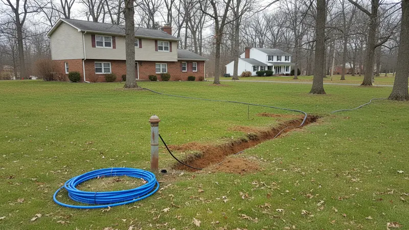 A well head at the surface. Almost everything that fails is below it Well pump work in Howard County, MD.